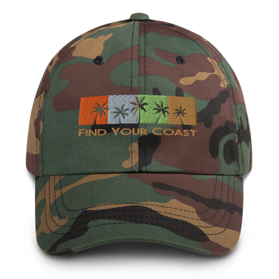 Find Your Coast Palm Sport Hat (Black, Navy, Camo) - Miraposa