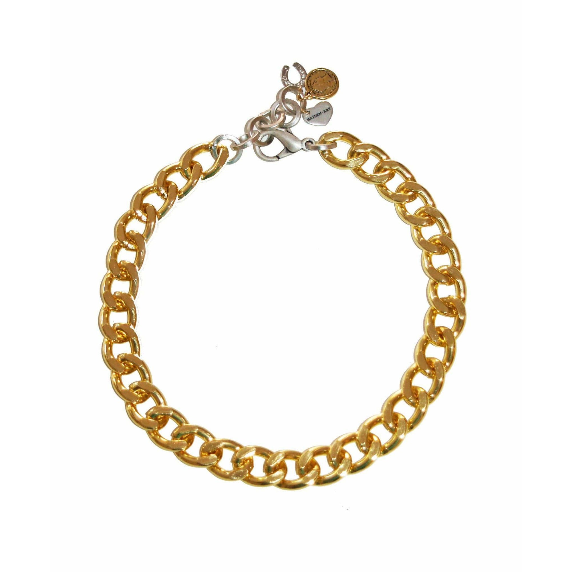Gold Chain Choker With Charms - Miraposa