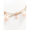 Seashells and Anchor Charms Necklace. - Miraposa