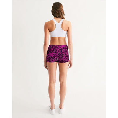 Women's Active Comfort Palm Caye Mid-Rise Yoga Shorts - Miraposa