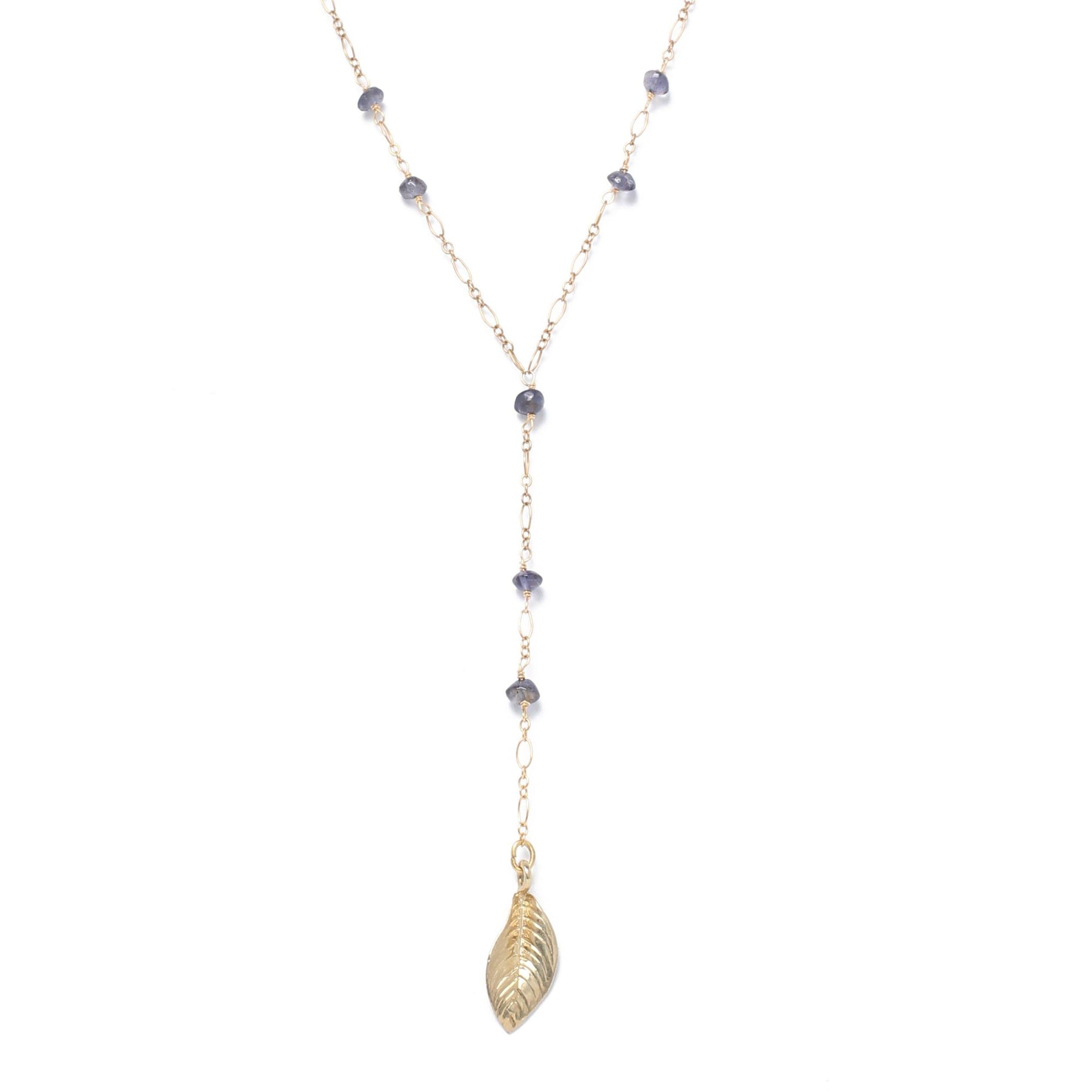 Y-Shaped Lolite Necklace - Miraposa