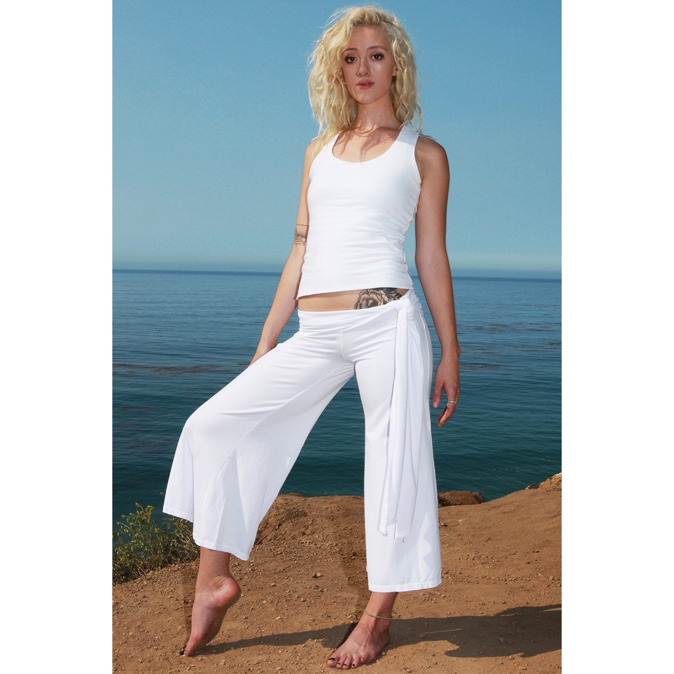 Kung Fu Women's Yoga Pants - Organic Cotton Bamboo - Miraposa