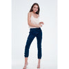 Jeans in Navy With Cargo Pockets - Miraposa