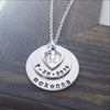 New Baby Necklace With Name and Date - Miraposa