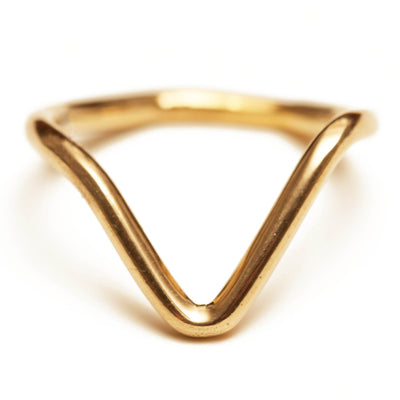 V-Ring - Gold, Sterling Silver - Miraposa