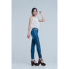Skinny Jeans With Side Stripe - Miraposa