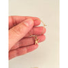 Initial Hoop Earrings Gold. Letter Hoop Earrings Gold - Miraposa