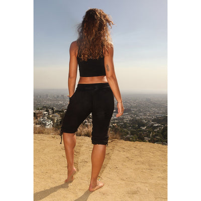 Women's Yoga  Kung Fu Capri Pants - Organic Cotton - Miraposa