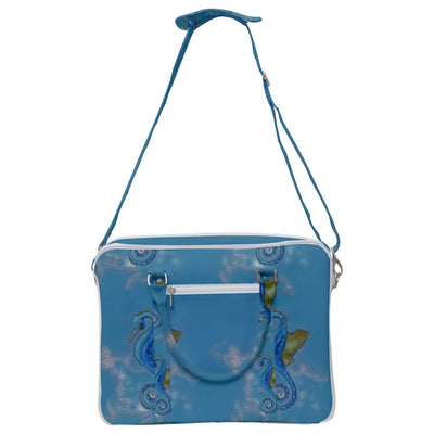 Seahorse Blue Cross Body Office Bag - Miraposa