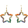 Chakra Star Vermeil Earrings - Miraposa