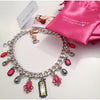 Bib Necklace With Colorful Swarovski Crystals - Miraposa