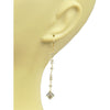 Smoky Topaz Linear Vermeil Earrings - Miraposa