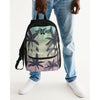 Find Your Coast Palm Paradise Small Canvas Backpack - Miraposa