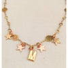 Initial Necklace with Gold Stars - Miraposa