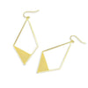 Charlee Gold Triangle Earrings - Miraposa