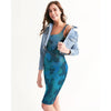 Ocean Camo Women's Midi Dress - Miraposa