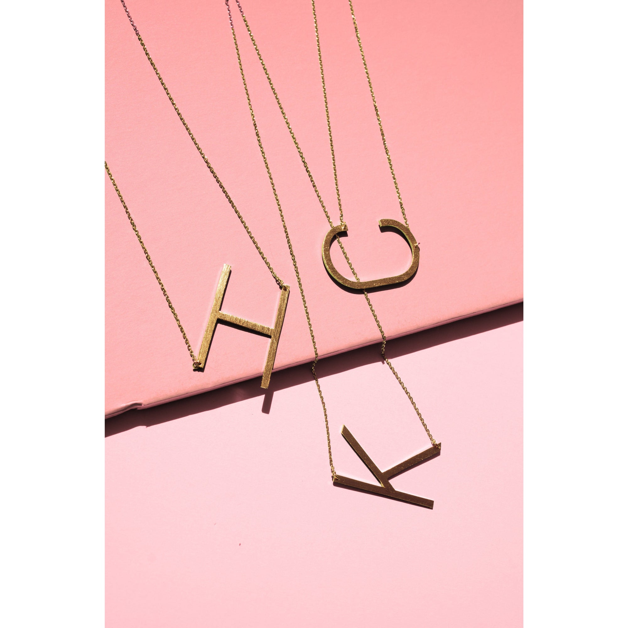Monogram Collection Gold Initial Necklace