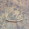 Gold Curved Bar Necklace - Miraposa